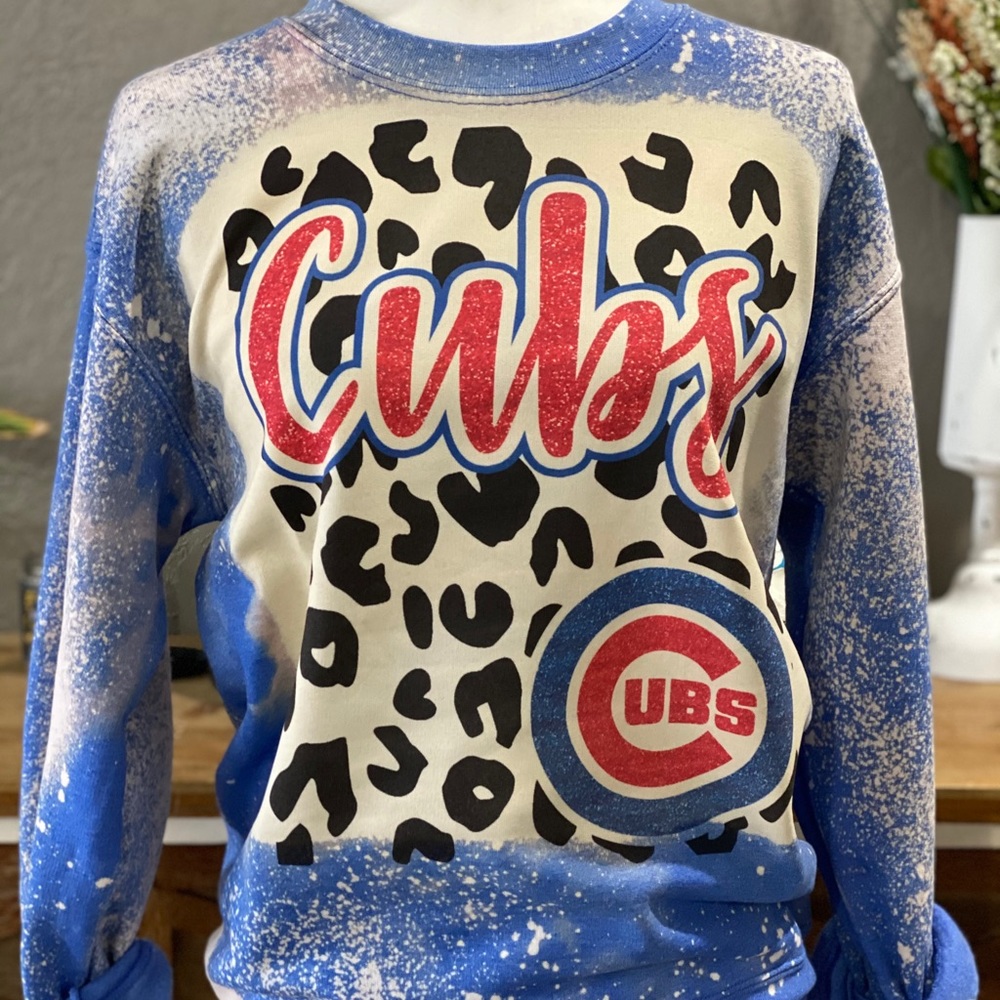 Chicago Cubs bleached sweatshirt - Picture 2 of 3